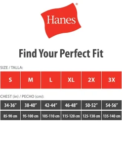 Hanes Size Chart