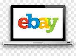 ebay logo displayed on a computer monitor